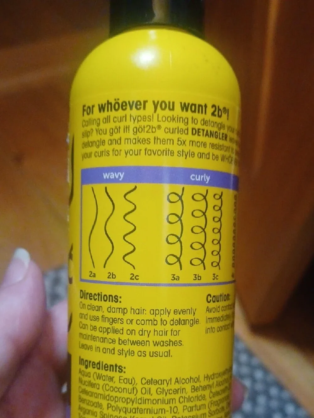 Got 2b Curled Detangler Spray - Read Description